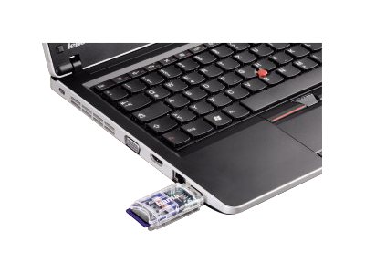 hama 8in1 Multi-microSD, SD-Kartenleser transparent