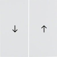 Berker Serienwippe 16258989 Symbol Pfeil polarweis Berker Serienwippe 16258989 Symbol Pfeil polarweis