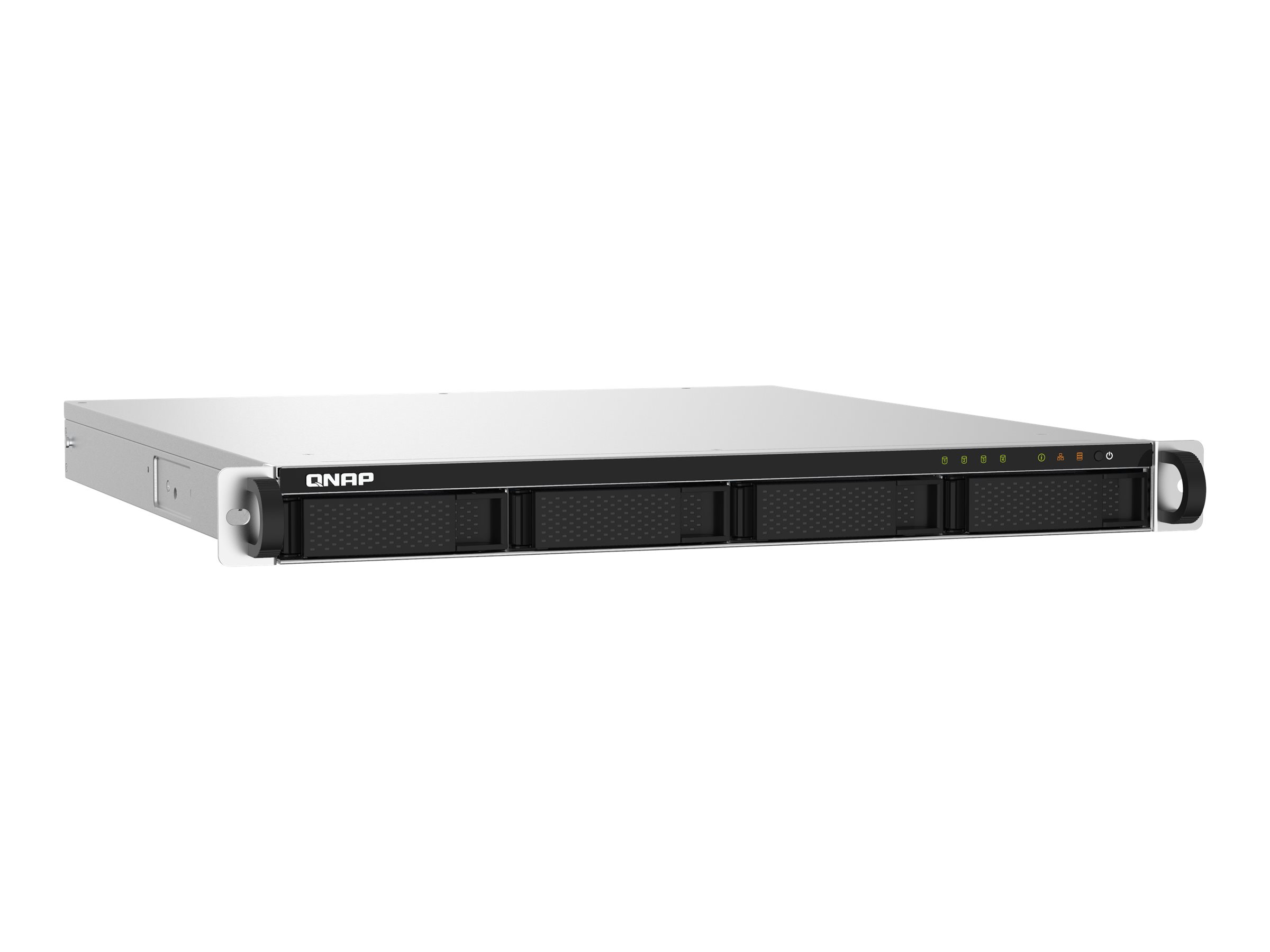 QNAP TS-432PXU-RP-2G 4-Bay rackmount NAS AL324 2GB DDR4 UDIMM RAM SATA 6Gb/s 2x 10GbE SFP+ 2x 2.5GbE 1x PCIe Gen2 x2 slot 250W