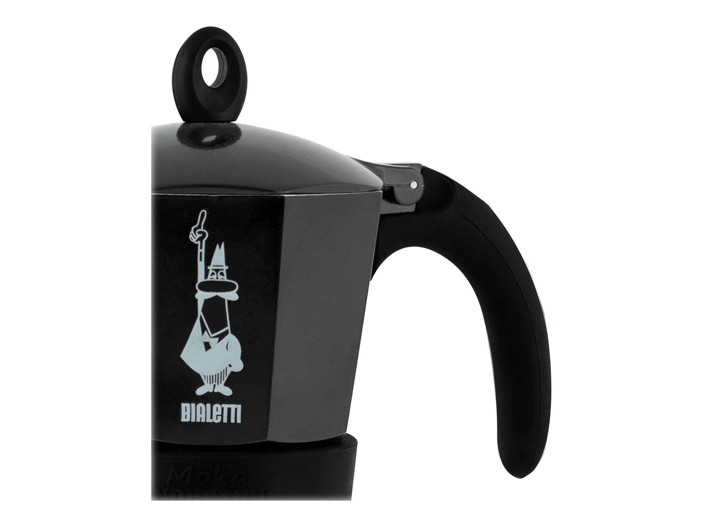 Bialetti Moka Induktion, Schwarz, Espressokocher f?r 6 Tassen
