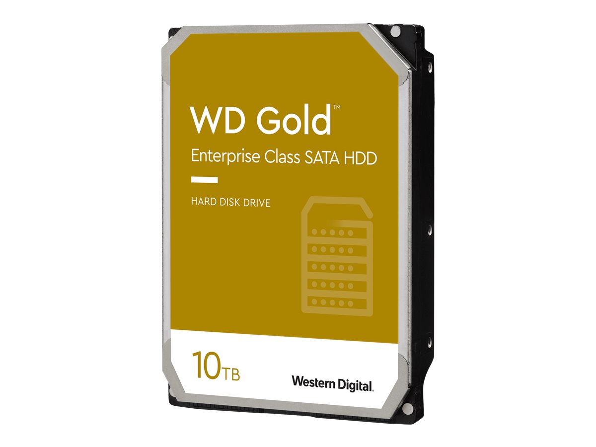 WD Gold 10TB HDD 7200rpm 6Gb/s sATA 256MB cache 8,9cm 3,5Zoll intern RoHS compliant Enterprise Bulk