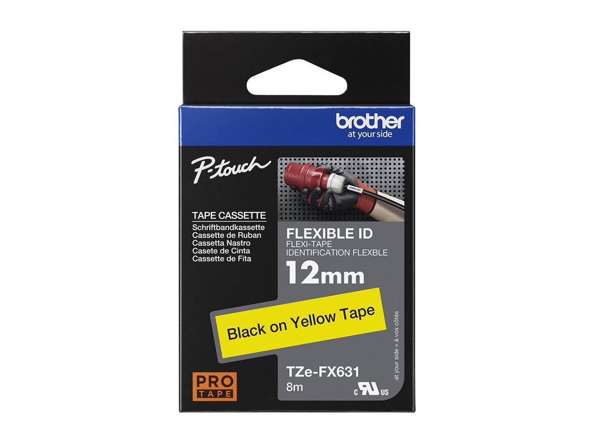 TZEFX631 BROTHER PT Schriftband 12mm TZEFX631 BROTHER PT Schriftband 12mm