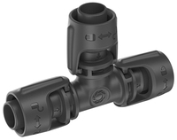 GARDENA  Anschlussstueck fuer Tropfschlauch Micro-Drip-System T-Stueck 13 mm (1/2), 2 St.
