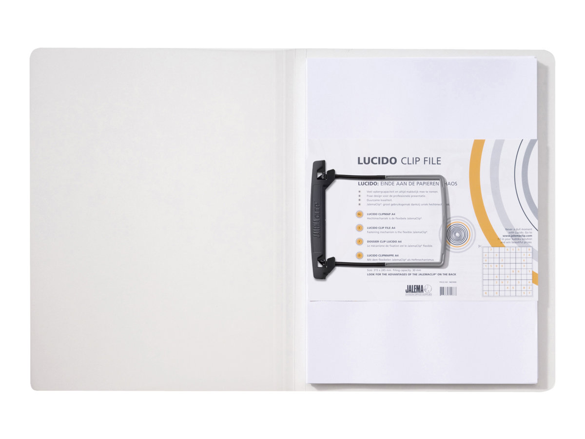 Jalema Schnellhefter Avanti Kunststoff transparent DIN A4