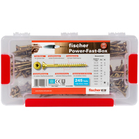 fischer Holzschrauben Sortiment PowerFast-Box FPF 667005 3,5 mm x 50 mm, 245 St. fischer Holzschrauben Sortiment PowerFast-Box FPF 667005 3,5 mm x 50 mm, 245 St.