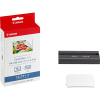 CANON KC-18IF Foto sticker inkjet 54x86mm 18 Blatt 10er-Pack with ink cassette for CP-100 CANON KC-18IF Foto sticker inkjet 54x86mm 18 Blatt 10er-Pack with ink cassette for CP-100