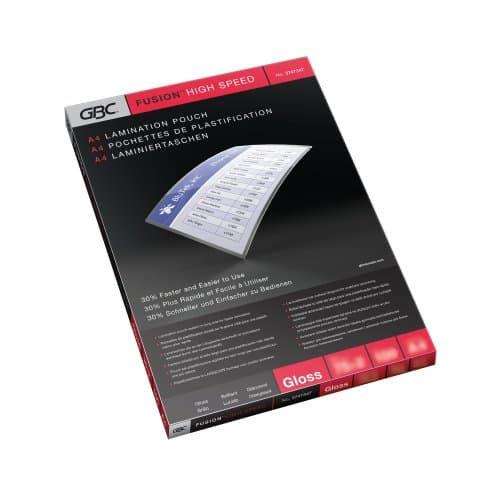 100 GBC High Speed Laminierfolien glaenzend fuer A4 125 micron