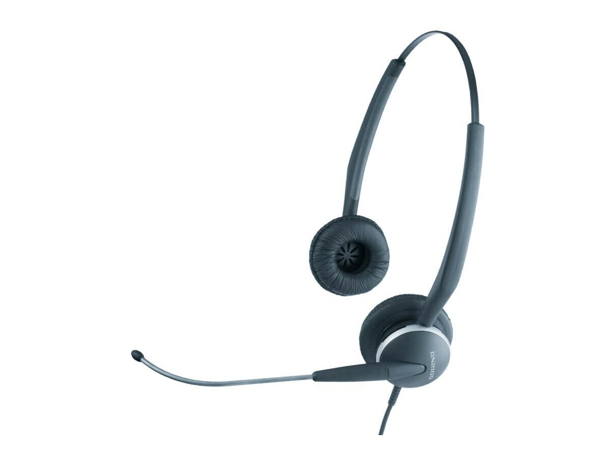Jabra 2100 QD-Headset Duo Flex Boom Jabra 2100 QD-Headset Duo Flex Boom