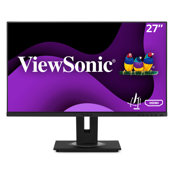 68,58cm27 1920x1080 ViewSonic VG2748a2 169 5ms IPS VGA HDMI DisplayPort USBHub VESA Pivot Speaker Full HD Black