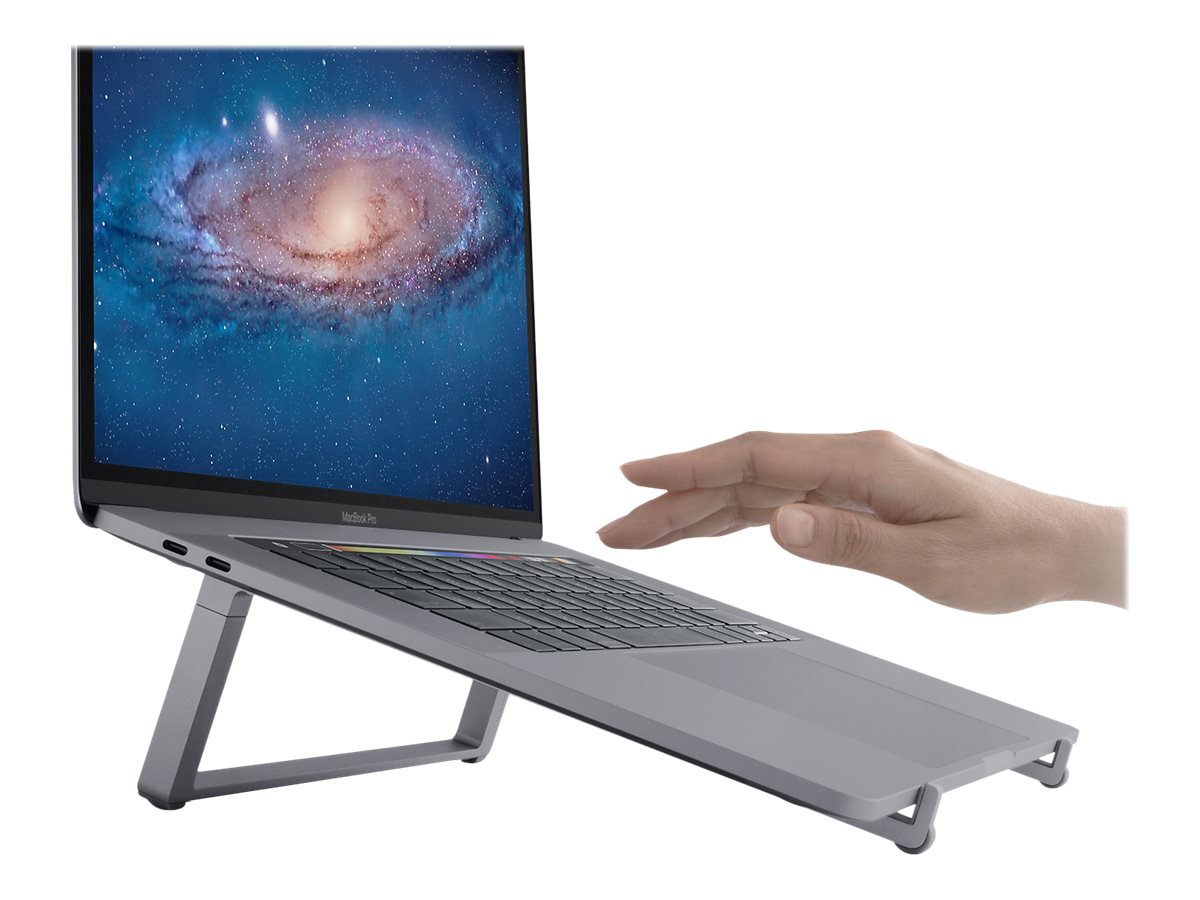RAIN DESIGN mBarPro Laptop Stand grau faltbar 24,3 x 7,5 x 25,0 cm Apple MacBook Notebook ergonomischer Halter Aluminium Design A RAIN DESIGN mBarPro Laptop Stand grau faltbar 24,3 x 7,5 x 25,0 cm Apple MacBook Notebook ergonomischer Halter Aluminium Design A