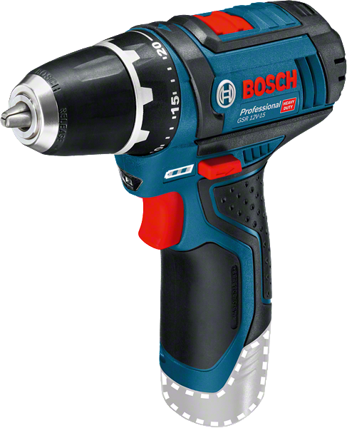 BOSCH Professional GSR 12V15 AkkuBohrschrauber 12,0 V, ohne Akku