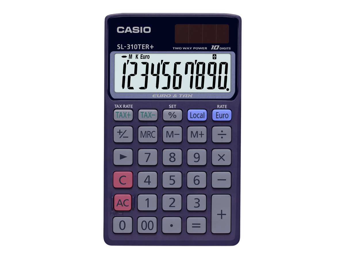 CASIO SL-310TER+ Taschenrechner schwarz CASIO SL-310TER+ Taschenrechner schwarz