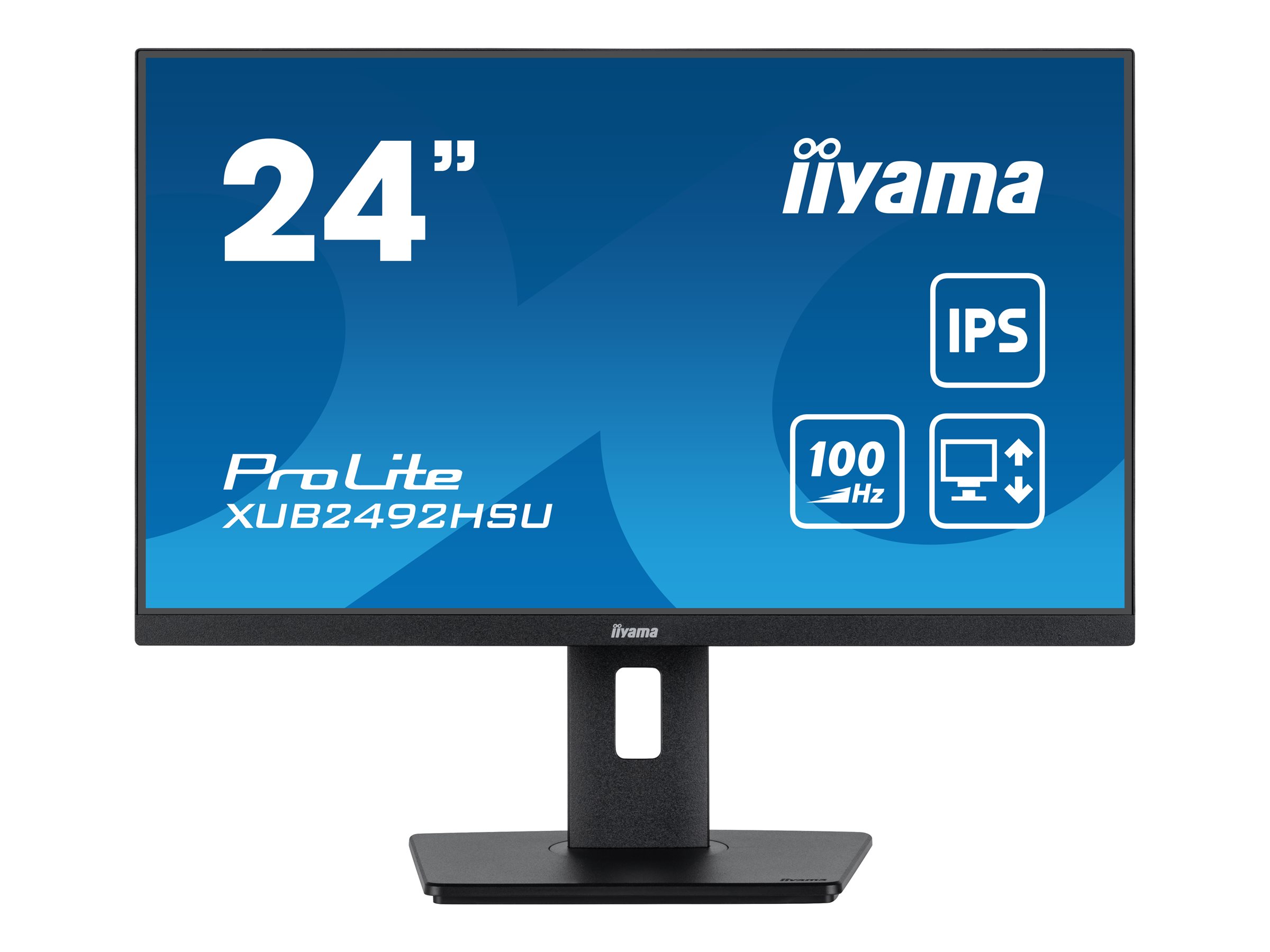IIYAMA XUB2492HSU-B6 60,5cm 23,8Zoll IPS FHD 16:9 250cd/m2 0.4ms HDMI DP 4xUSB Hub