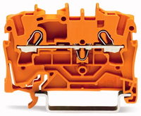 Wago Durchgangsklemme 2-Leiter 2002-1202 2,5qmm orange
