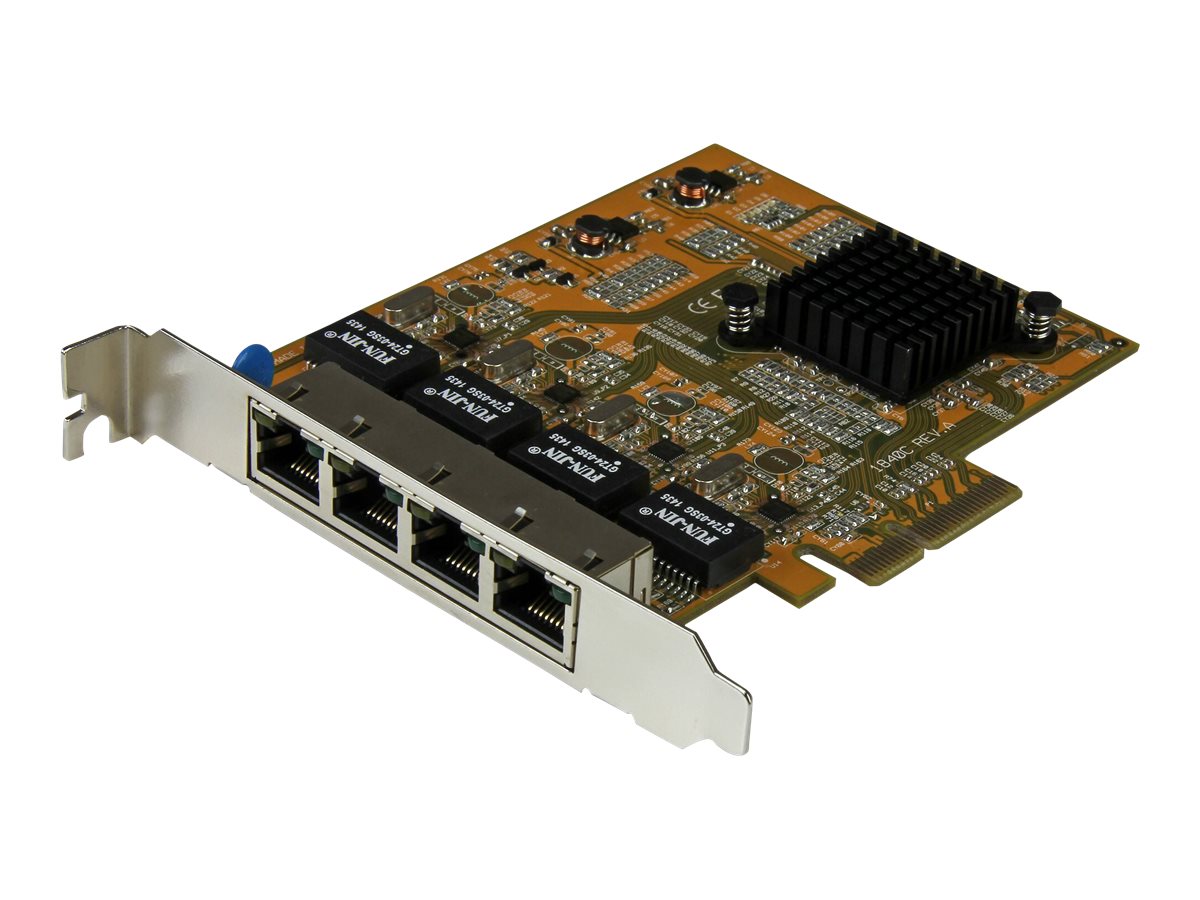 STARTECH.COM 4 Port PCIe Gigabit Netzwerkkarte - Quad Port PCI Express GbE NIC