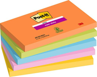 Post-it® Super Sticky Notes Bangkok Collection Haftnotizen extrastark farbsortiert, 5 Bloecke Post-it® Super Sticky Notes Bangkok Collection Haftnotizen extrastark farbsortiert, 5 Bloecke