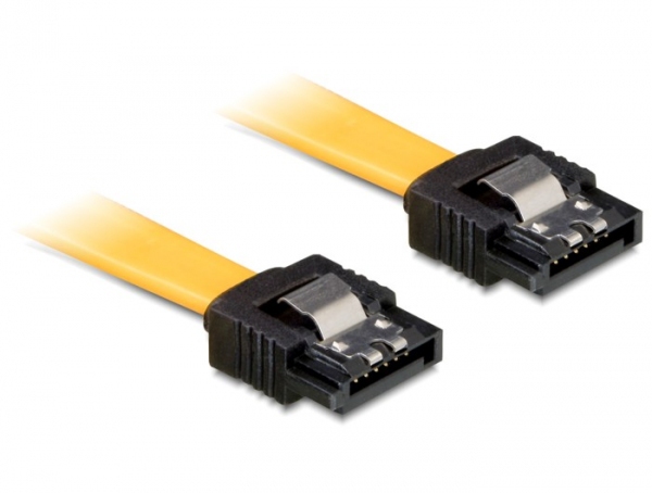 Delock Kabel SATA 6 Gb/s gerade/gerade Metall 30cm Delock Kabel SATA 6 Gb/s gerade/gerade Metall 30cm