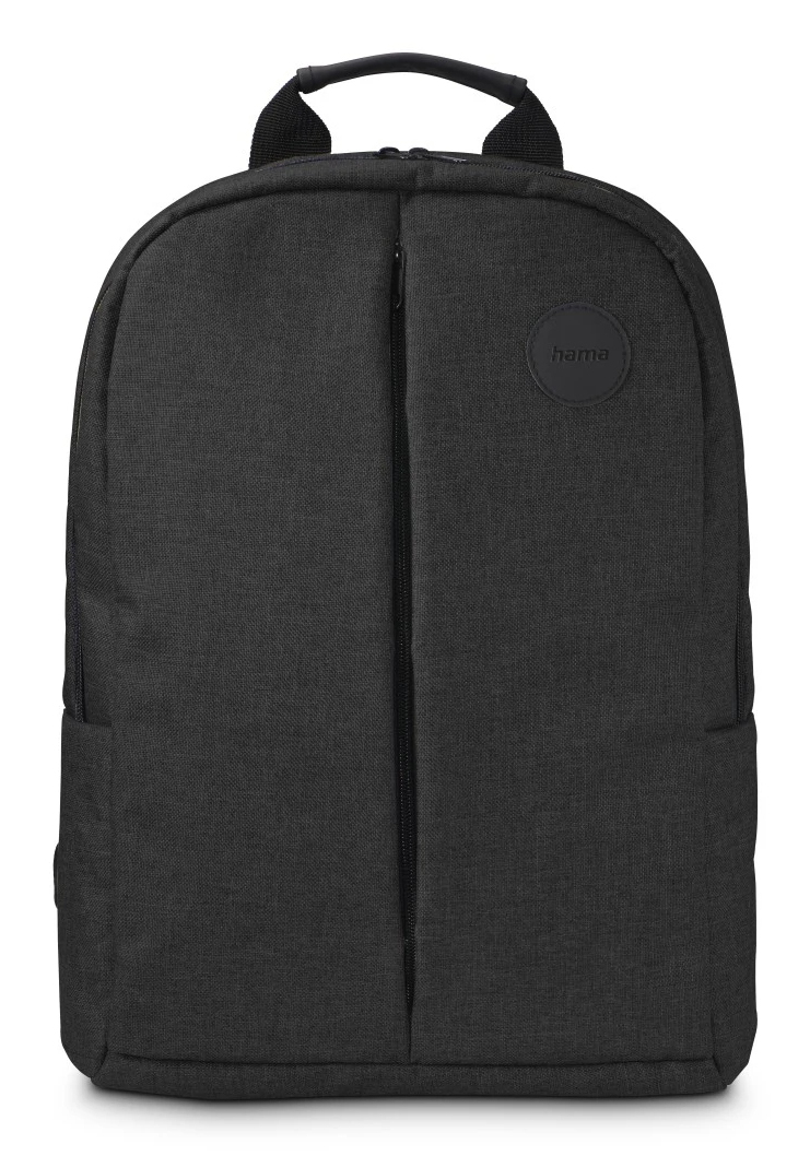 hama LaptopRucksack Genua Polyester schwarz bis 39,6 cm 15,6 Zoll