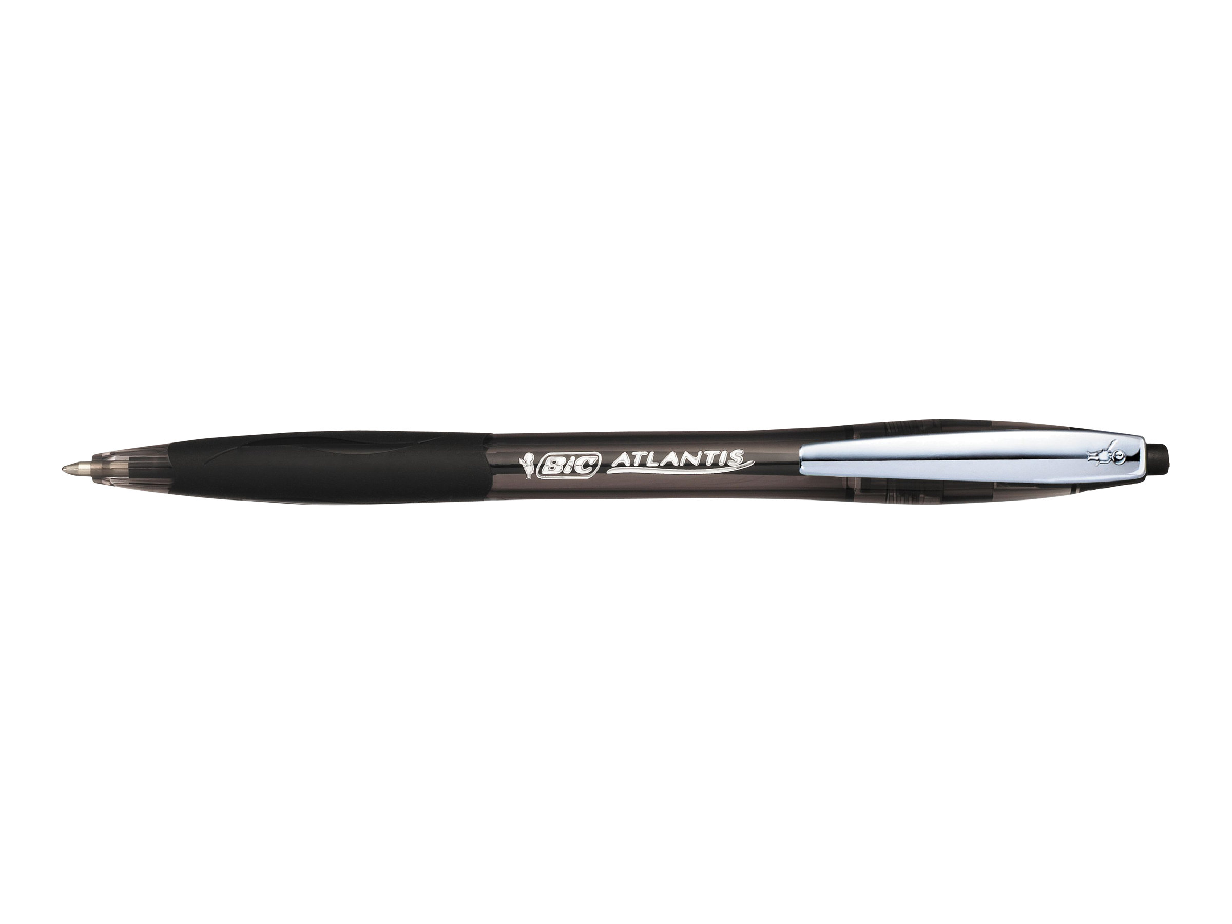 BIC Kugelschreiber ATLANTIS Soft schwarz/transparent, Schreibfarbe: schwarz, 1 St. BIC Kugelschreiber ATLANTIS Soft schwarz/transparent, Schreibfarbe: schwarz, 1 St.