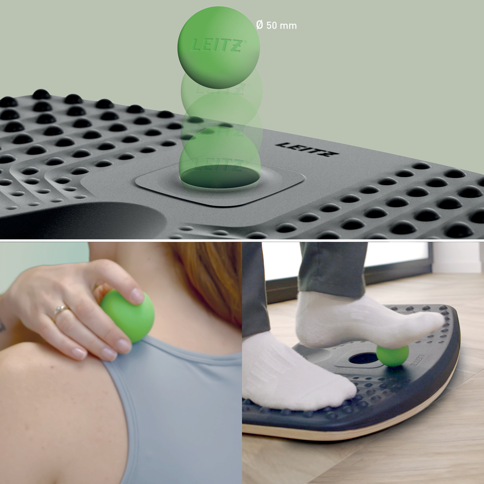 Esselte Leitz Ergo Active Balance Board dunkelgrau