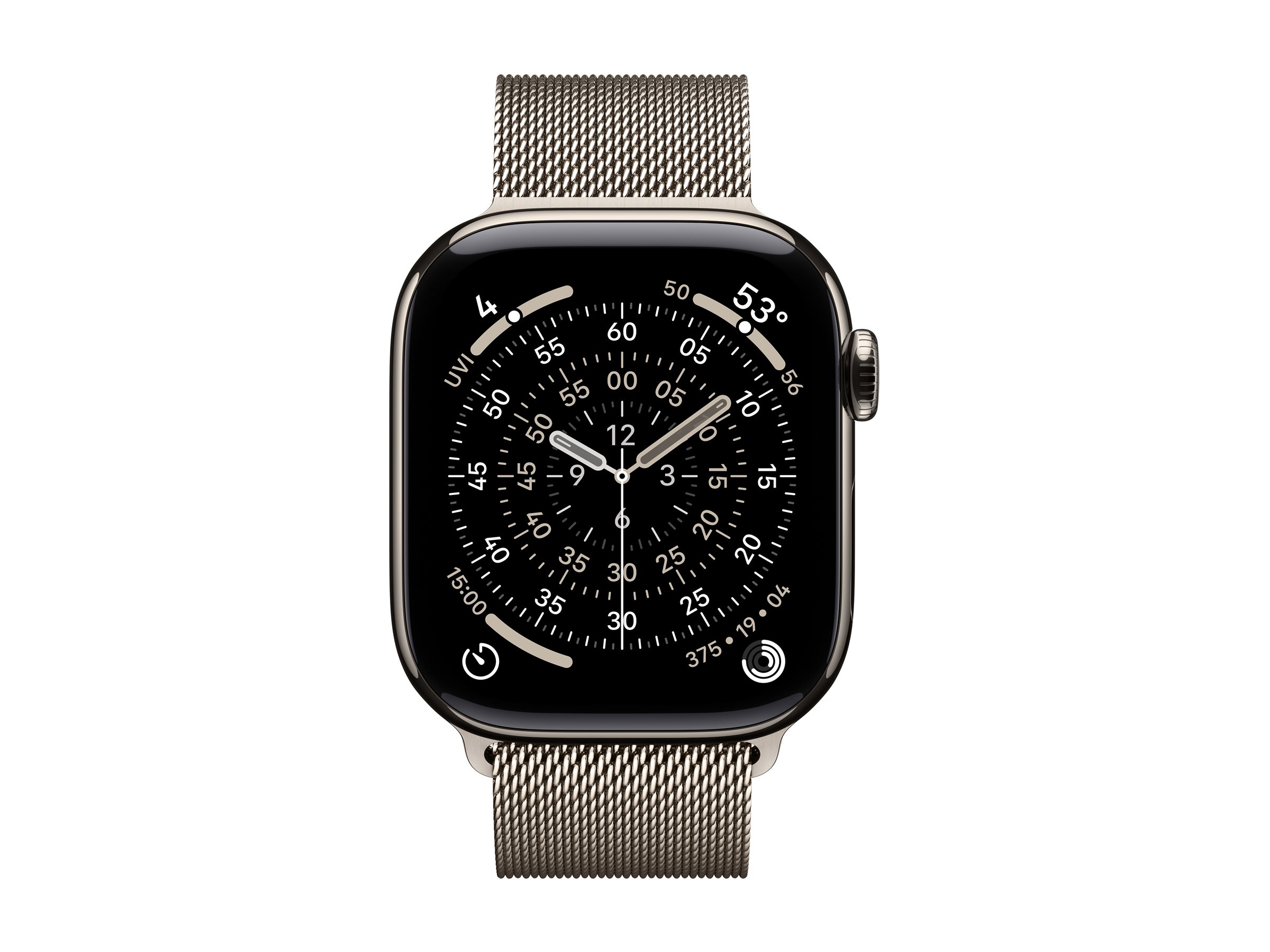 APPLE Watch Series 11 GPS + Cellular 42mm Natural Titanium Case with Natural Milanese Loop APPLE Watch Series 11 GPS + Cellular 42mm Natural Titanium Case with Natural Milanese Loop