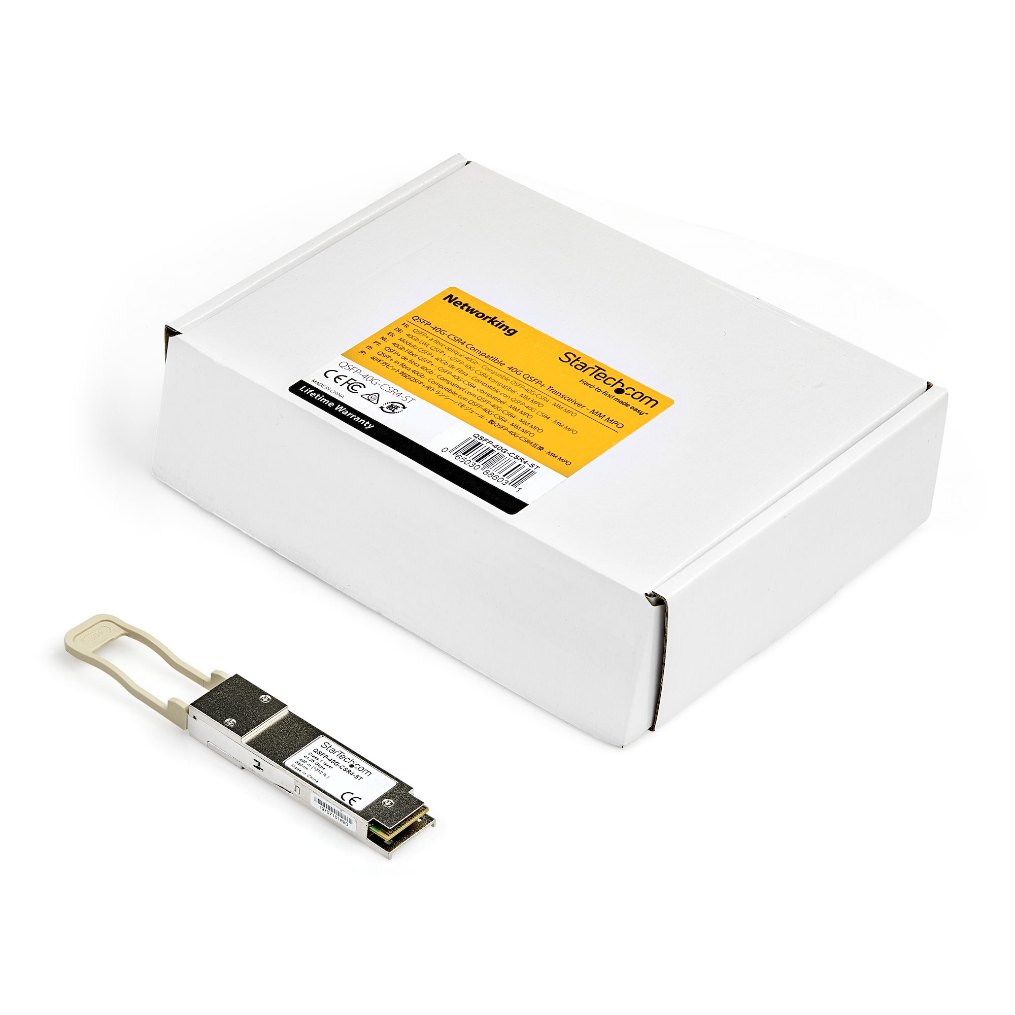 StarTech.com QSFP‑40G‑CSR4‑ST Transceiver 40GBase‑SR4 DDM