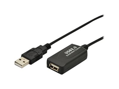 DIGITUS USB 2.0 Aktives USB 2.0 Verlängerungskabel 5m