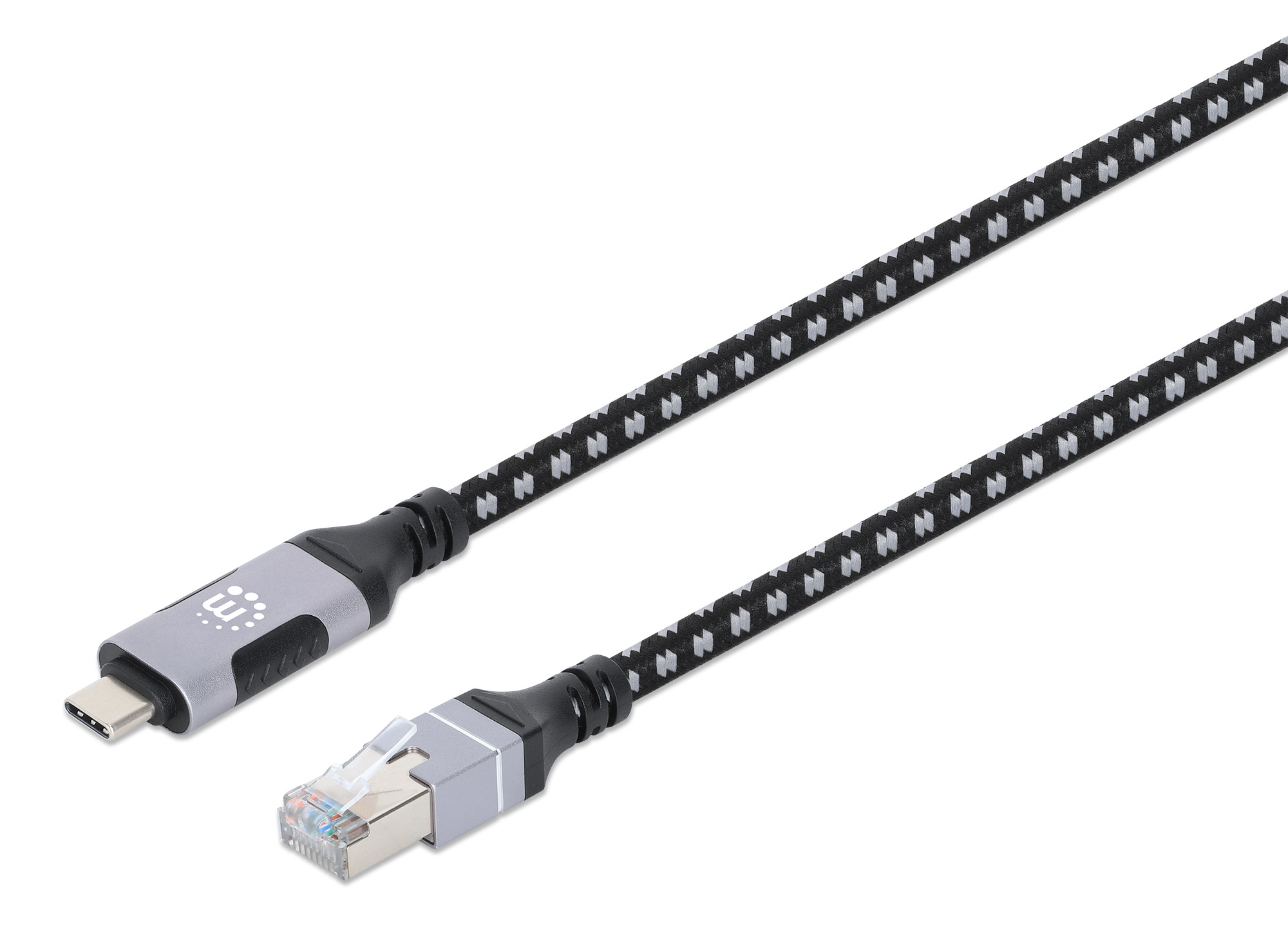 Manhattan Netzwerkkabel USB‑C Gigabit Ethernet 2 m