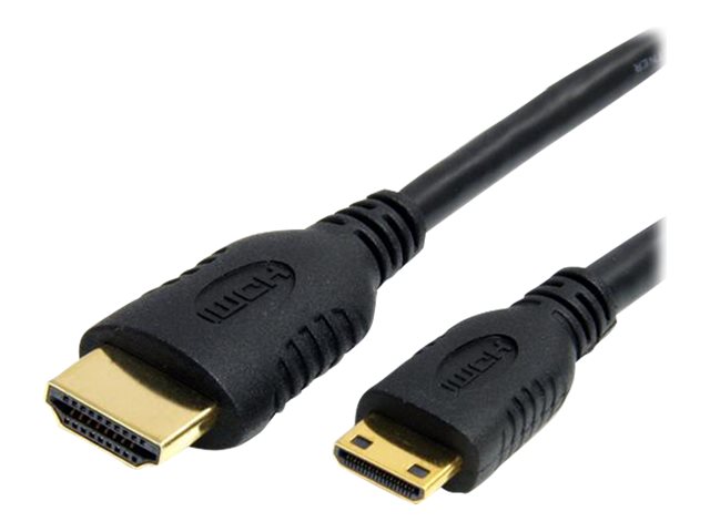 STARTECHCOM 2m High Speed HDMI Cable with Ethernet HDMI to HDMI Mini MM