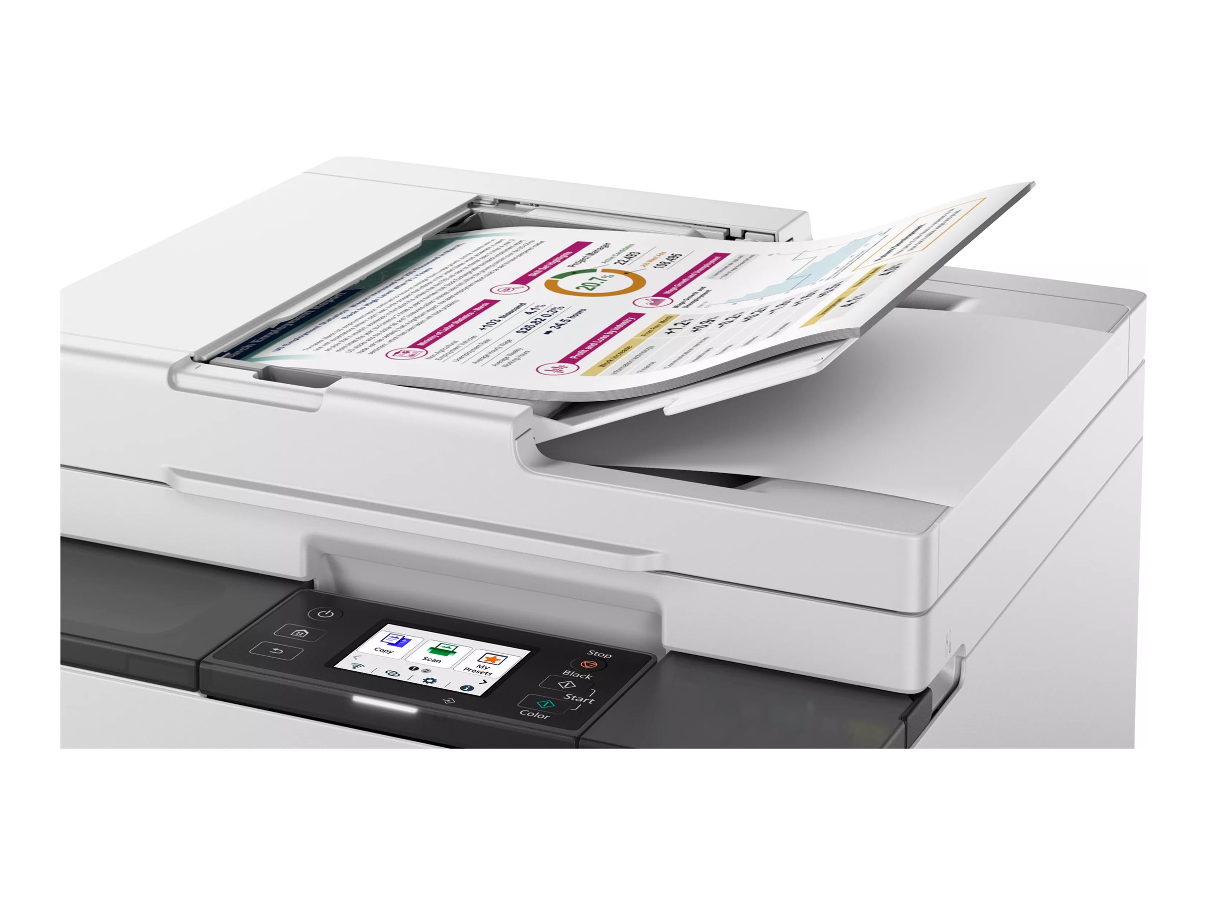 Canon MAXIFY GX2050 4 in 1 Tintenstrahl-Multifunktionsdrucker grau