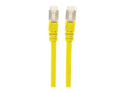 Intellinet Network Patch Cable, Cat6A, 5m, Yellow, Copper, S/FTP, LSOH / LSZH, PVC, RJ45, Gold Plated Contacts, Snagless, Booted, Polybag - Patch-Kabel (DTE)