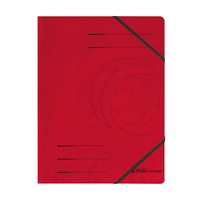 5 herlitz Eckspanner easy orga DIN A4 rot