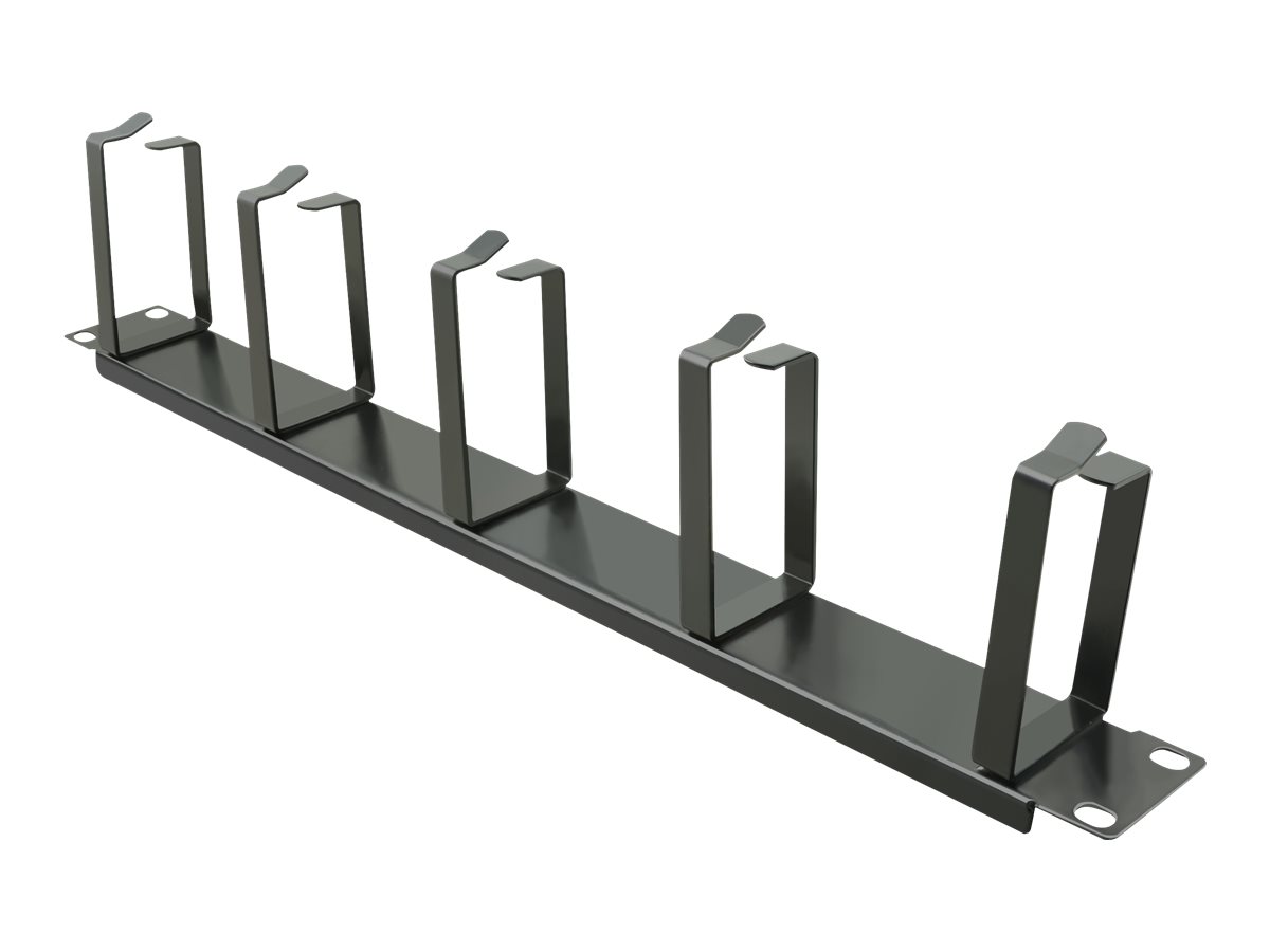 helos 19" Rangierpanel mit 5 Metall Buegeln, 1 HE, Rangierfrontplatte, schwarz helos 19" Rangierpanel mit 5 Metall Buegeln, 1 HE, Rangierfrontplatte, schwarz