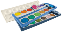 Pelikan K24 eco Wasserfarbkasten 24 Farben und 1 Tube Deckweiß