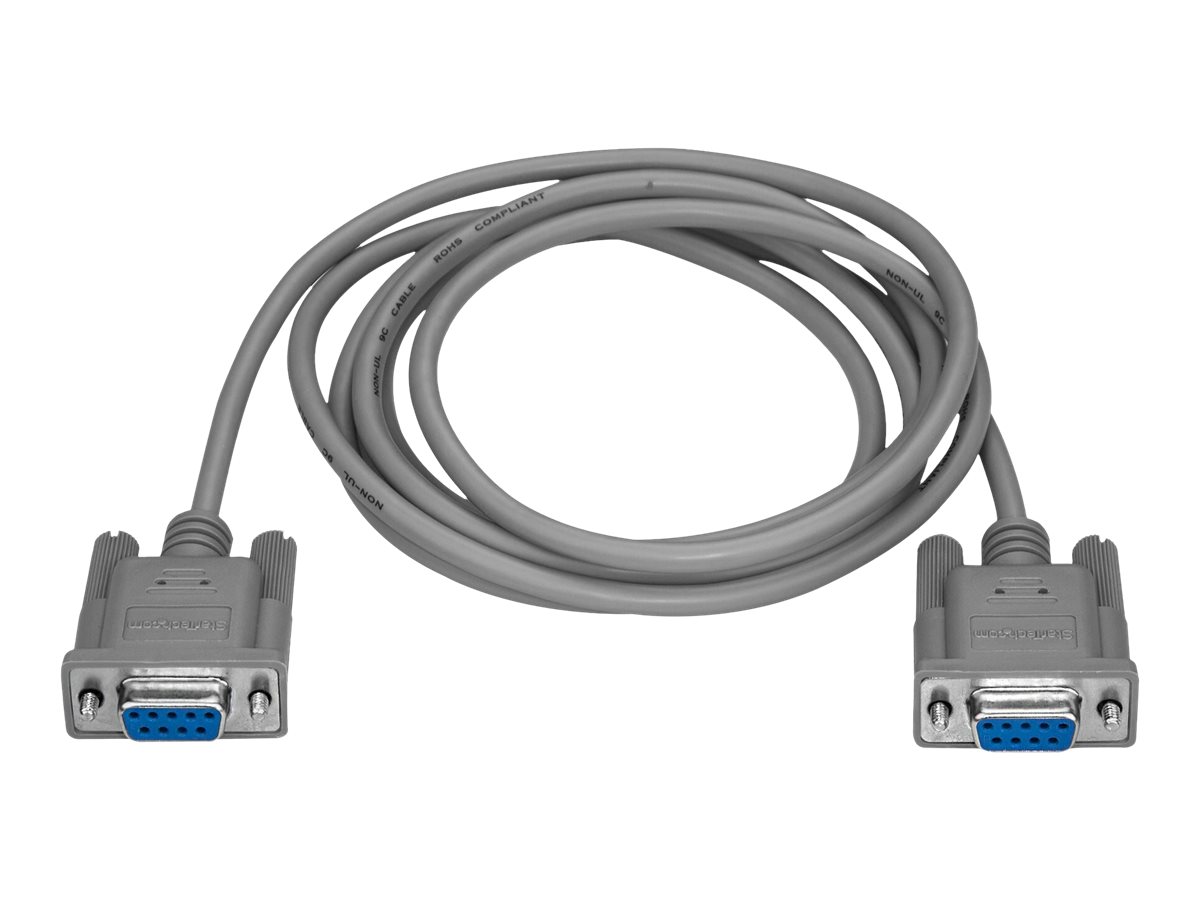 StarTech.com 1,8m Serielles DB9 Straight Through Kabel - Buchse/Buchse - Kabel seriell - DB-9 zu DB-9 - 1.8 m