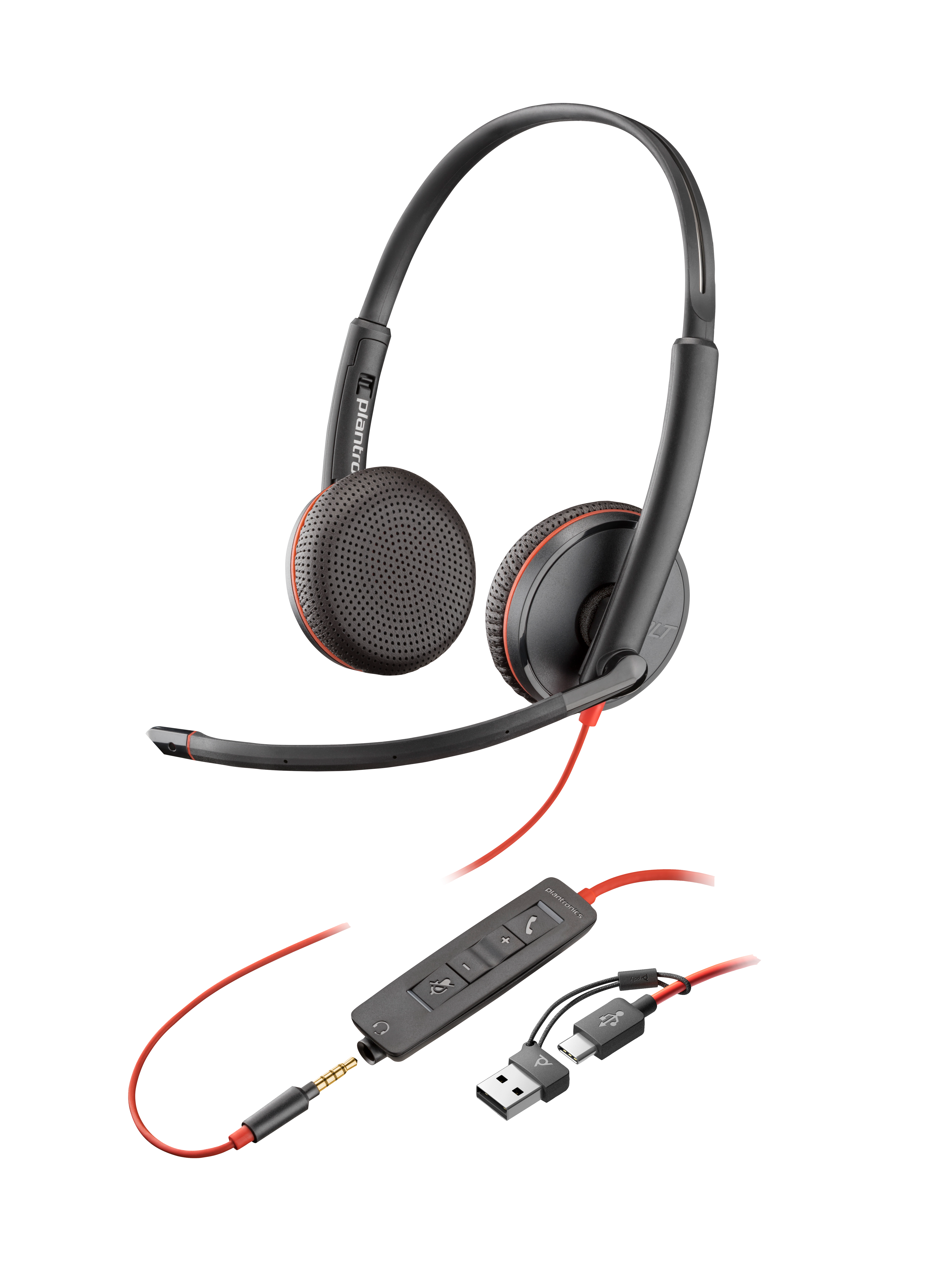 Poly Blackwire C3225 Stereo USBCA 3,5 mm