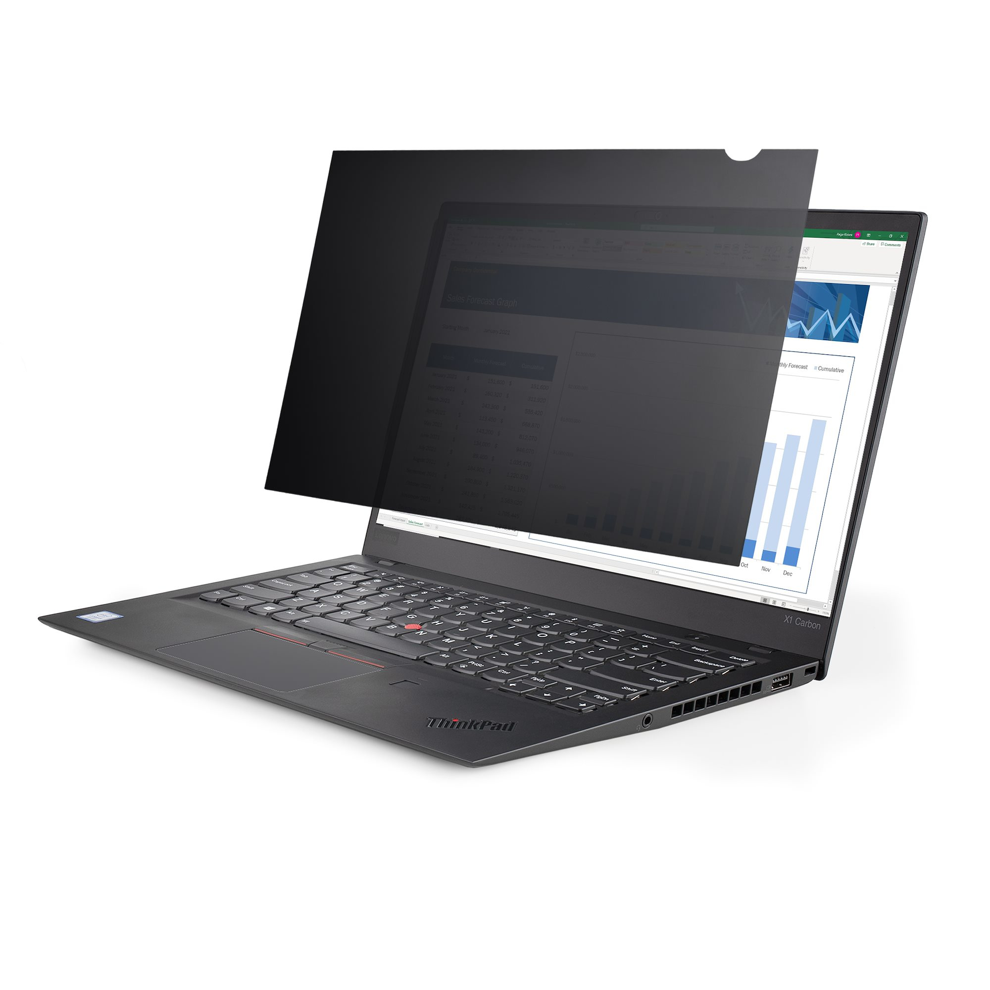 STARTECHCOM 35,56cm 14Zoll Laptop Sichtschutzfolie BlickschutzfilterSpionfolie fur Widescreen 169 Laptop AntiSpy 51perc Bl