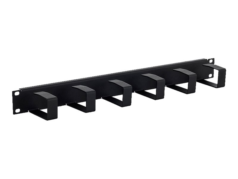 Triton 19" 1HE Kabelfuehrungspanel, 6x Metallbuegel, 70x40mm, lichtgrau Triton 19" 1HE Kabelfuehrungspanel, 6x Metallbuegel, 70x40mm, lichtgrau