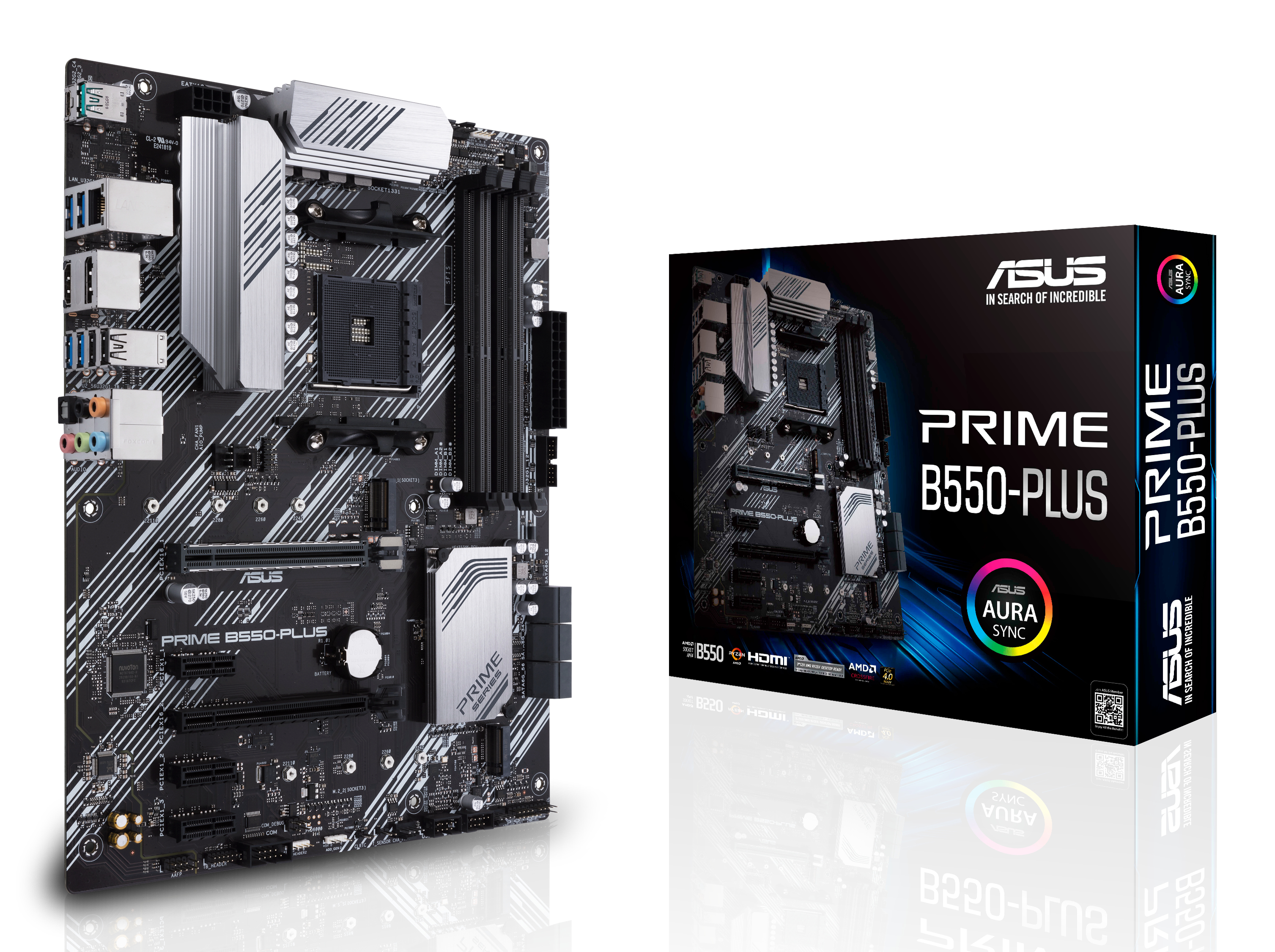 ASUS PRIME B550-PLUS ATX Socket AM4 AMD B550 Chipsatz