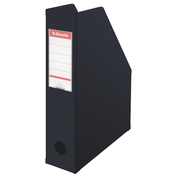 10 Esselte Stehsammler 56007 schwarz Kunststoff, DIN A4