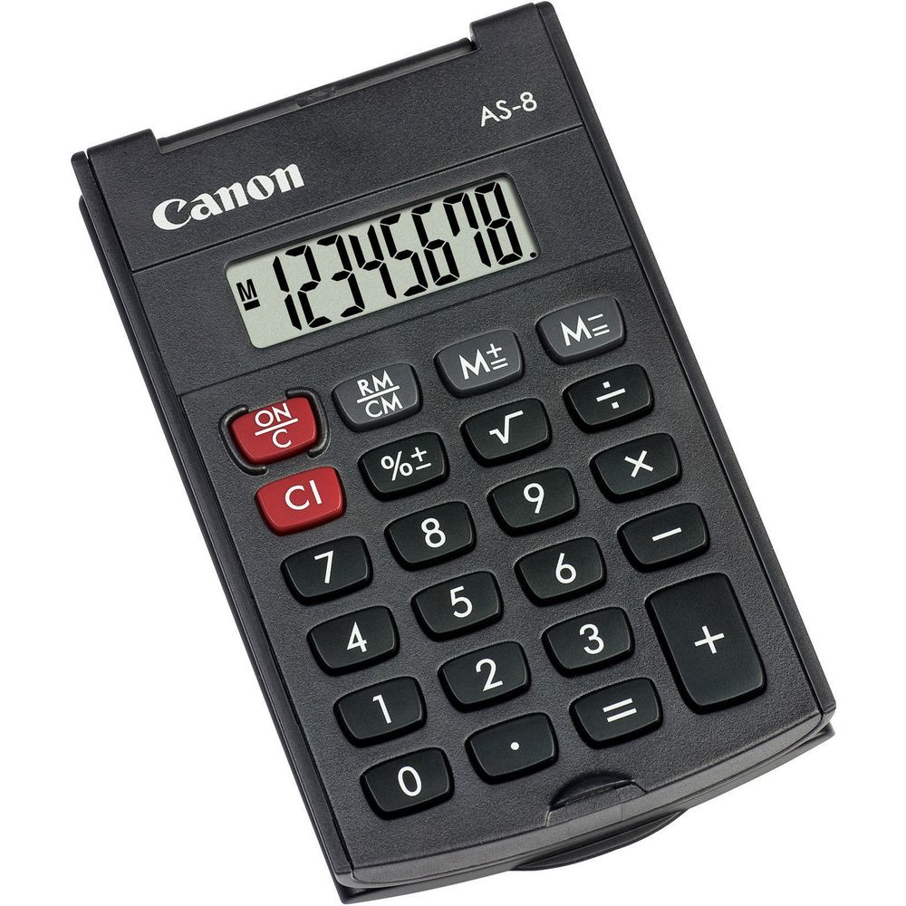 Canon AS-8 Taschenrechner schwarz