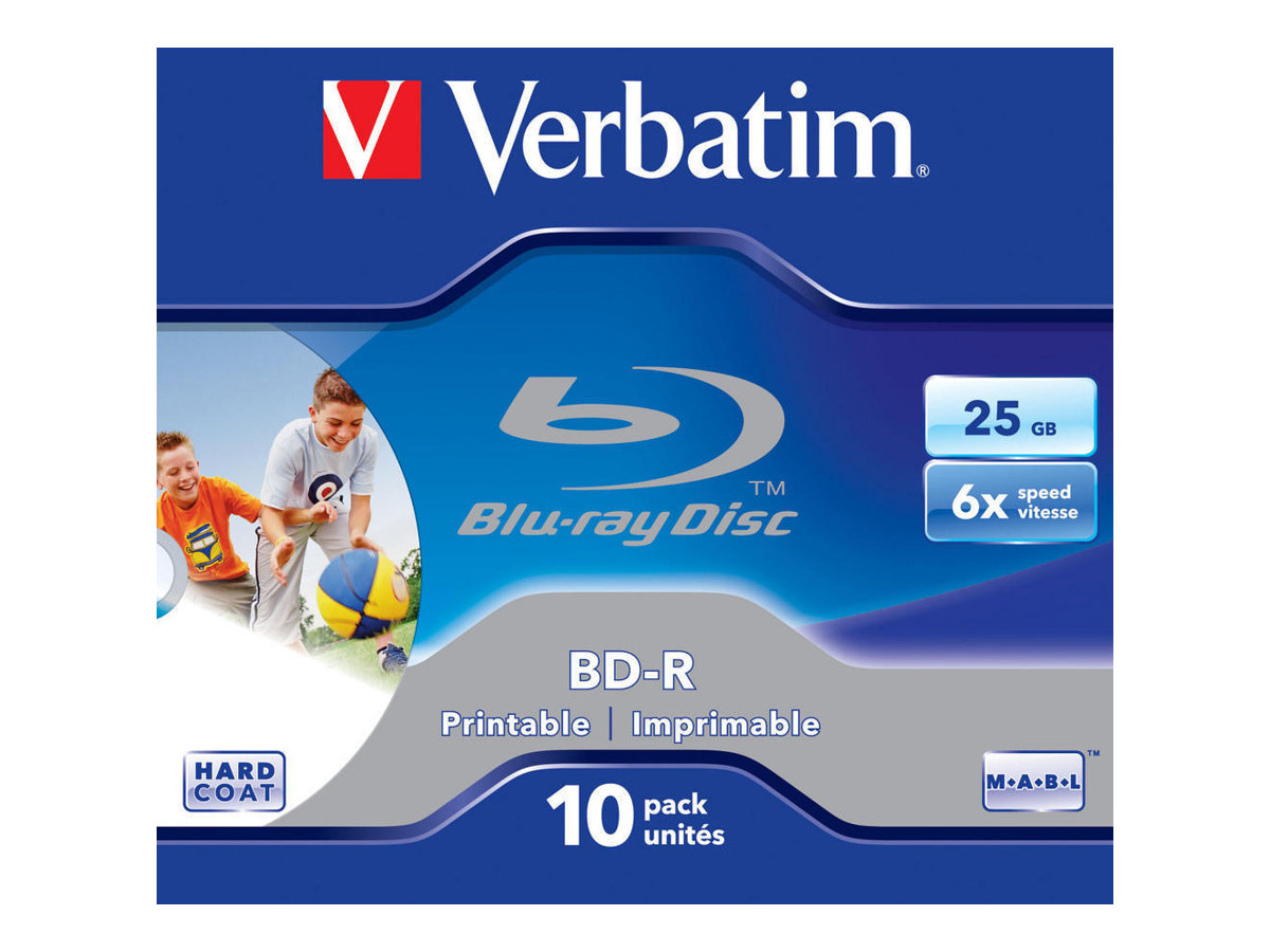 VERBATIM BD-R 25GB 6x (10) JC WORM