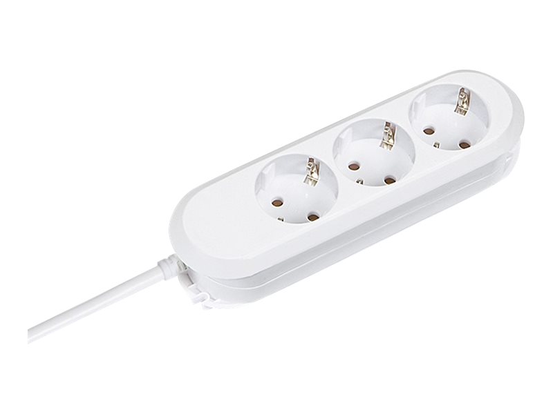Bachmann SMART 3xCEE7/3 weiss Strom 1,5m CEE7/7 Bachmann SMART 3xCEE7/3 weiss Strom 1,5m CEE7/7