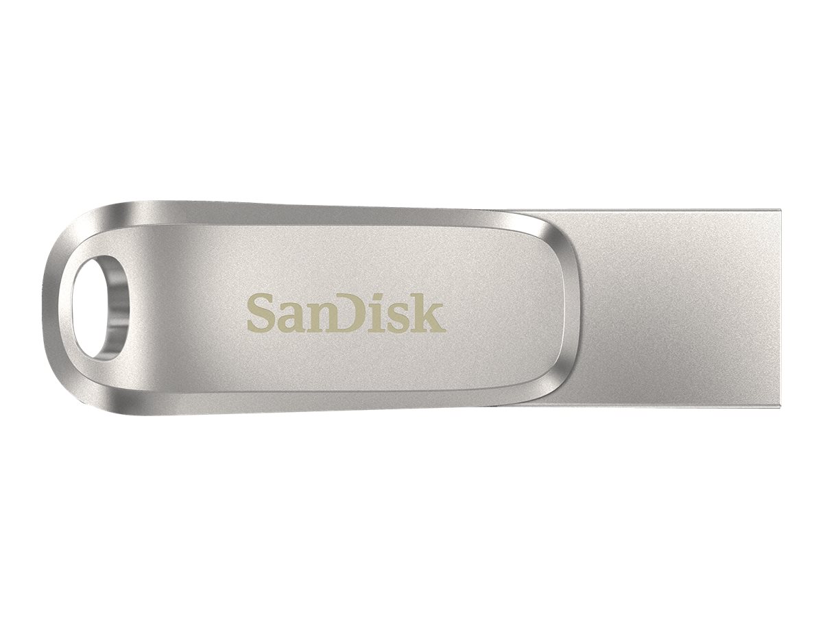 SanDisk USBStick Ultra Dual Drive Luxe TypeC silber 256 GB, 1 St