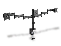 DIGITUS Dreifach Monitor Staender mit Klemmbefestigung, 1527