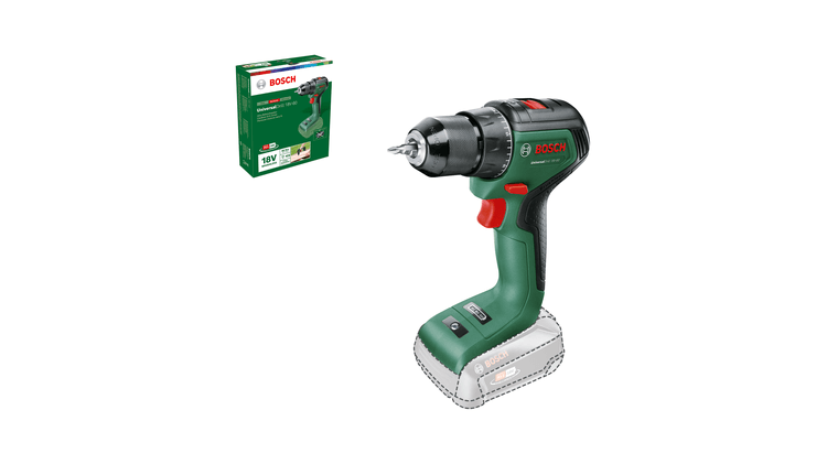 BOSCH Home Garden UniversalDrill 18V60 AkkuBohrschrauber 18,0 V, ohne Akku