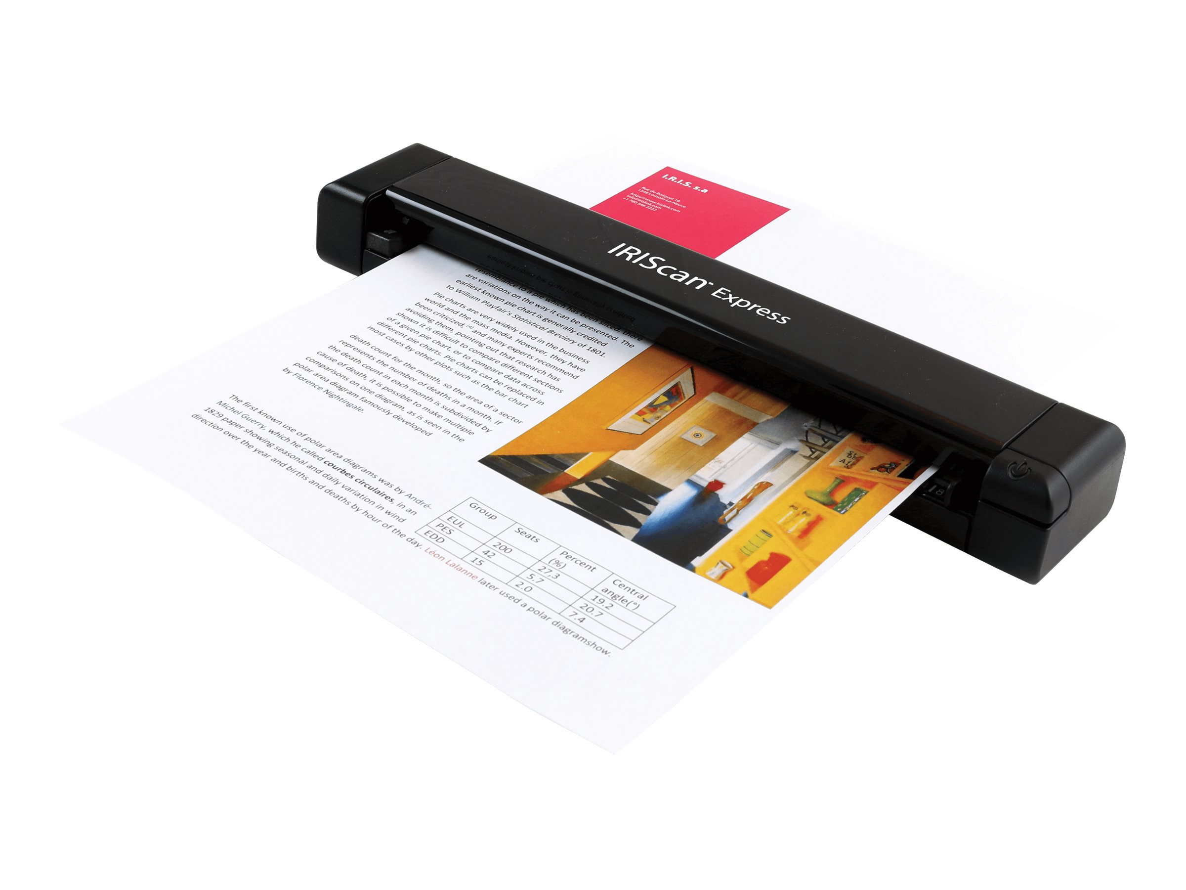 IRIS IRISCan Express 4 - portabler A4 Einzelblatt Farbscanner 8ppm 300/600/1200 DPI USB TWAIN - Win/Mac IRIS IRISCan Express 4 - portabler A4 Einzelblatt Farbscanner 8ppm 300/600/1200 DPI USB TWAIN - Win/Mac