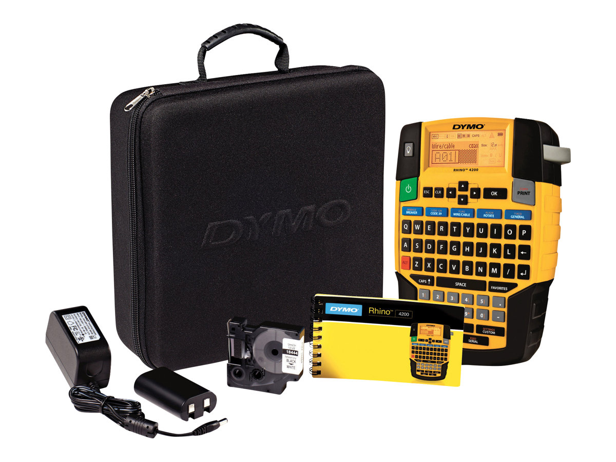 DYMO Rhino Kit    4200 6/9/12/19mm Rhino-BÃ¤nder Qwerty EU