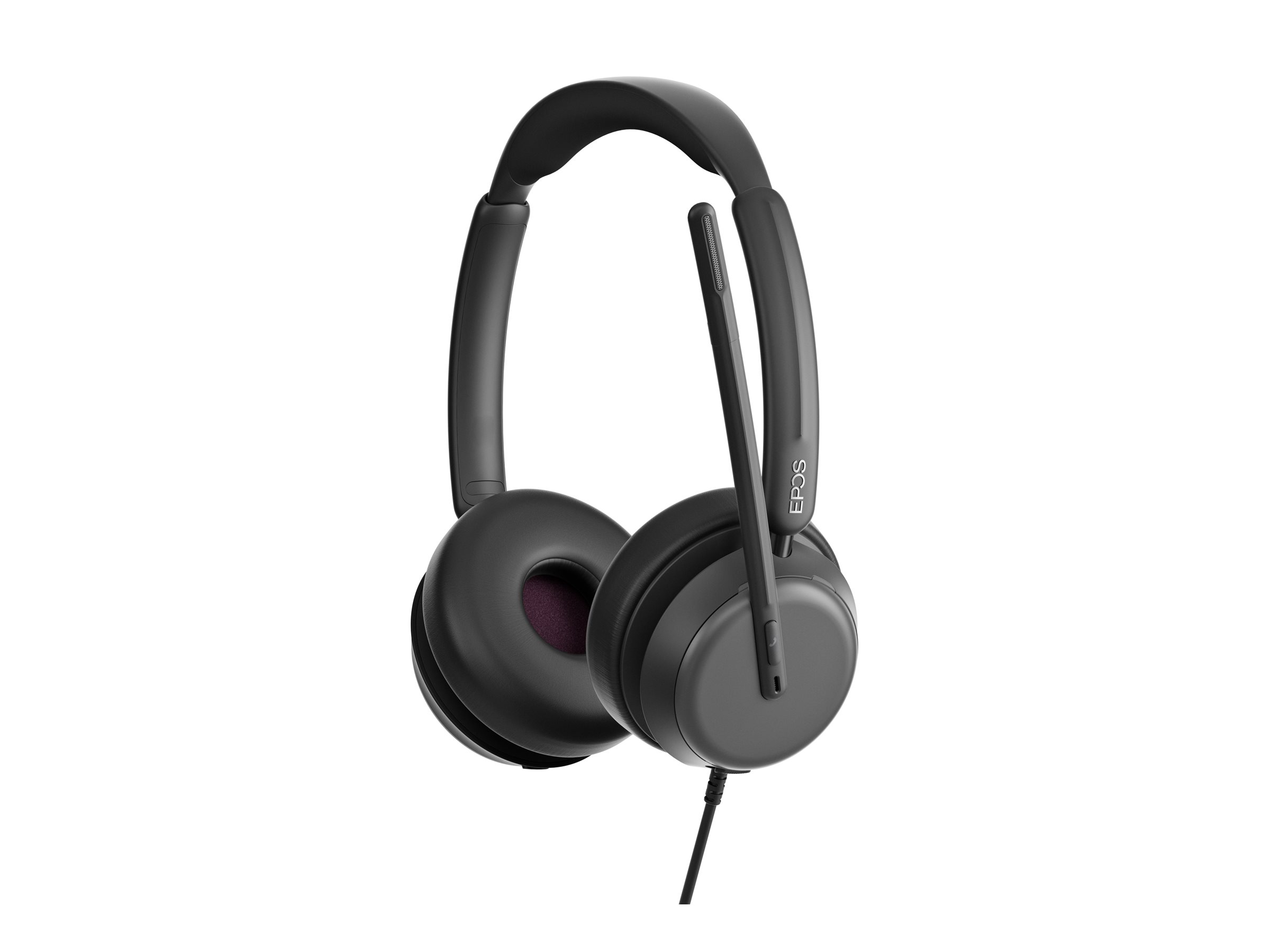 EPOS IMPACT 860 ANC Stereo USB-C OpenOffice Headset mit Active Noise Cancelling USB-A Adapter