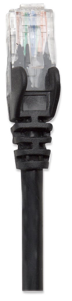 INTELLINET Netzwerkkabel Cat6 UUTP CCA Cat6kompatibel RJ45SteckerRJ45Stecker 5,0 m schwarz